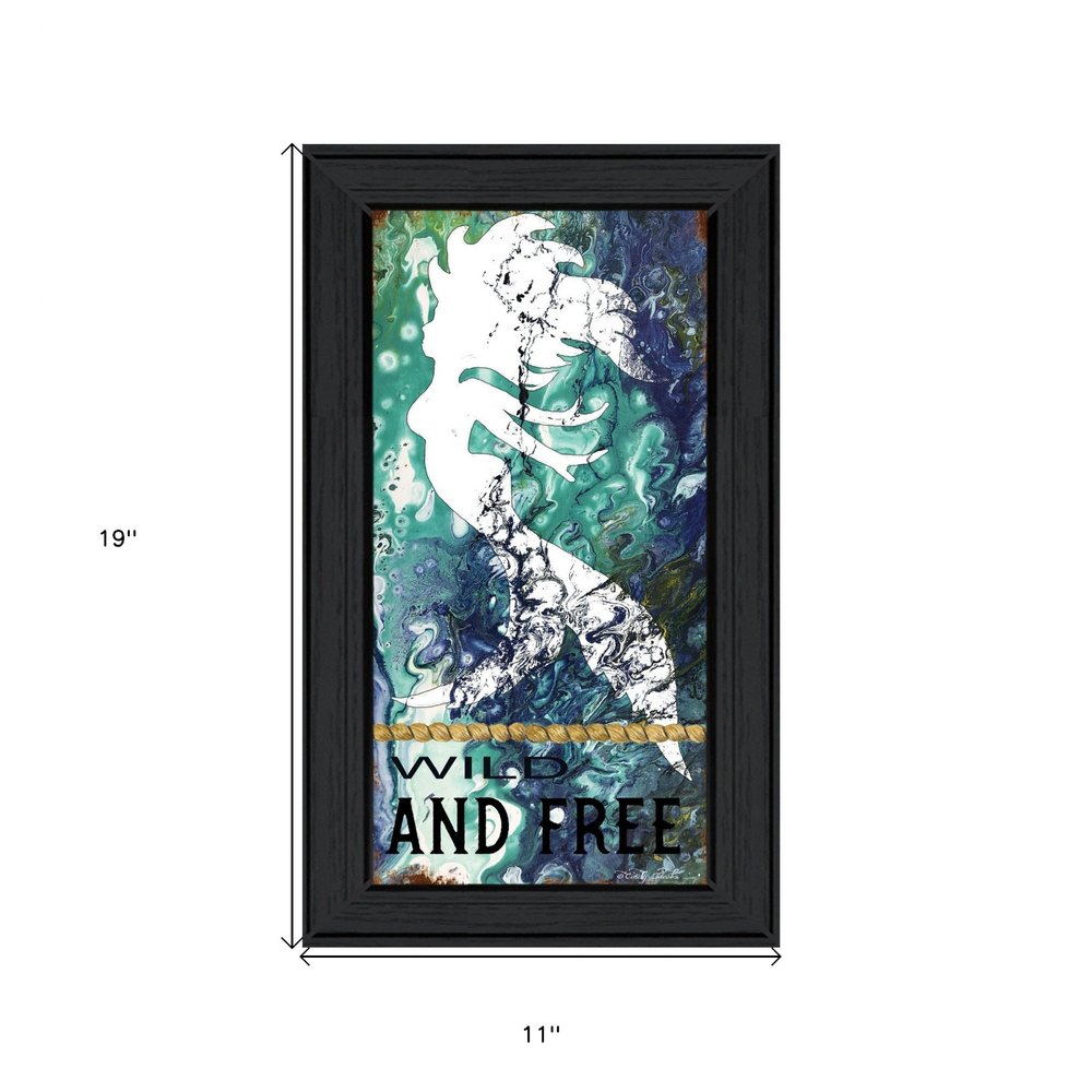 Wild and Free 2 Black Framed Print Wall Art — view 4
