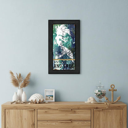 Wild and Free 2 Black Framed Print Wall Art HomeRoots
