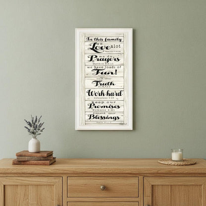 In this Family 1 White Framed Print Wall Art