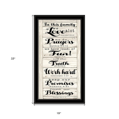In this Family 2 Black Framed Print Wall Art HomeRoots