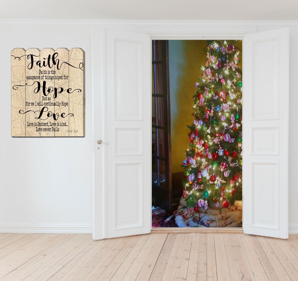 Faith Hope Love Unframed Print Wall Art — view 2