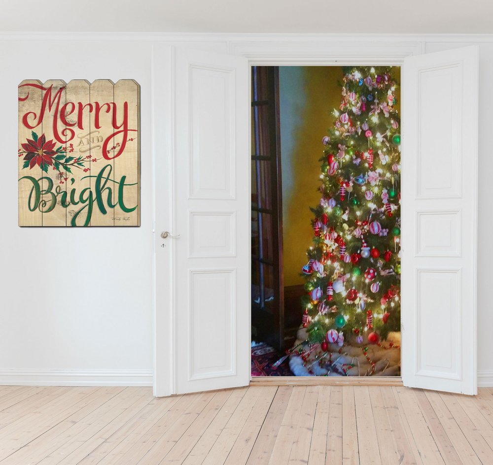 Merry and Bright Unframed Print Wall Art — view 2