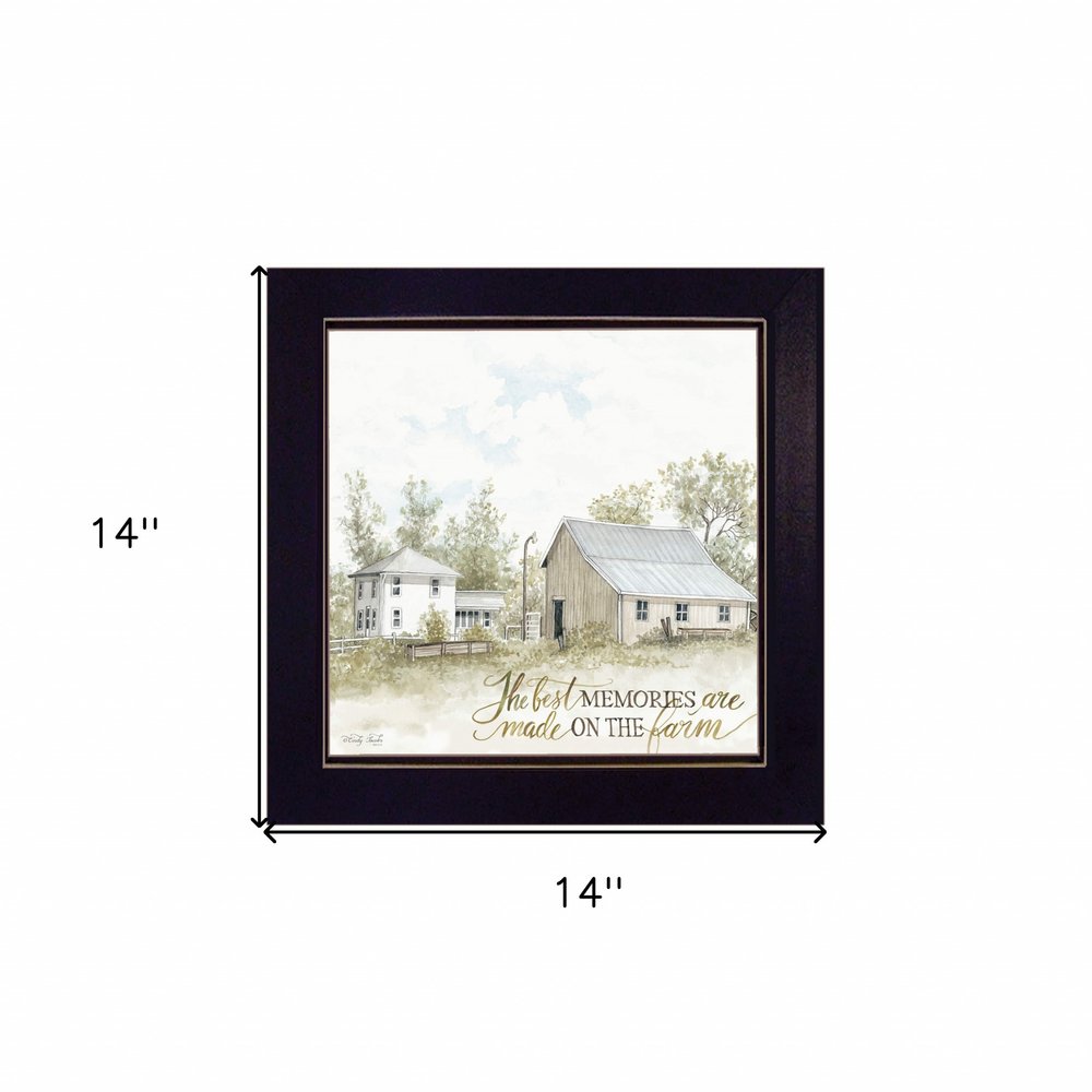 The Best Memories 1 Black Framed Print Wall Art