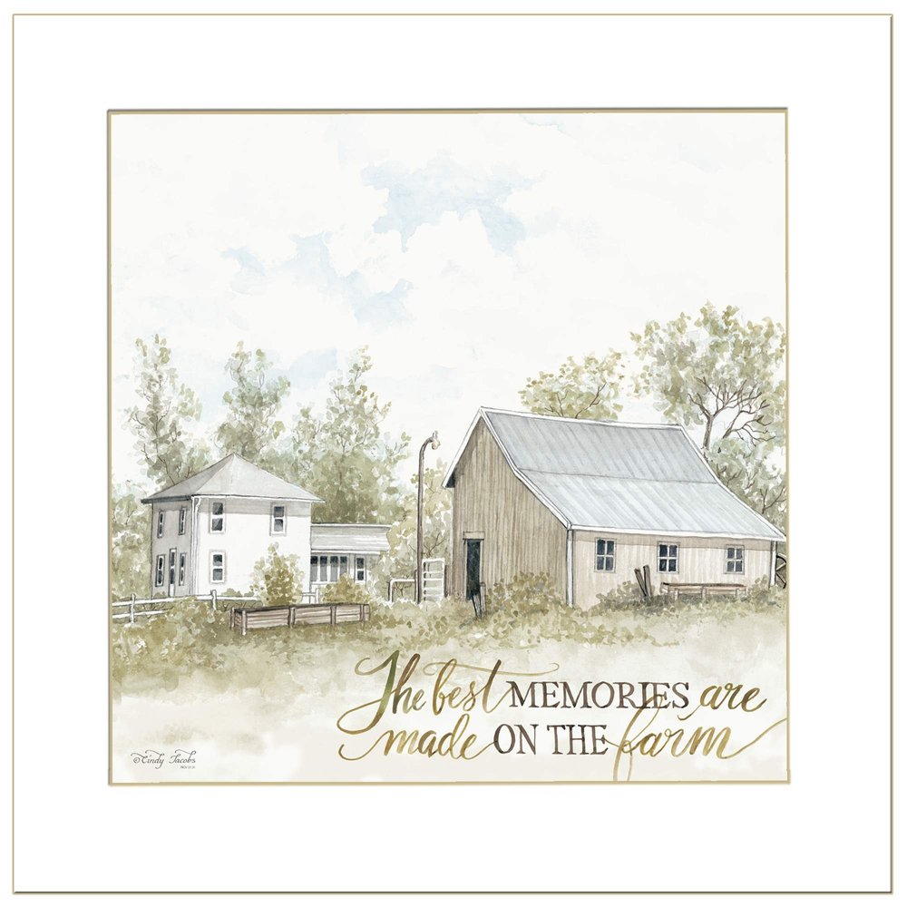 The Best Memories 2 White Framed Print Wall Art — view 1