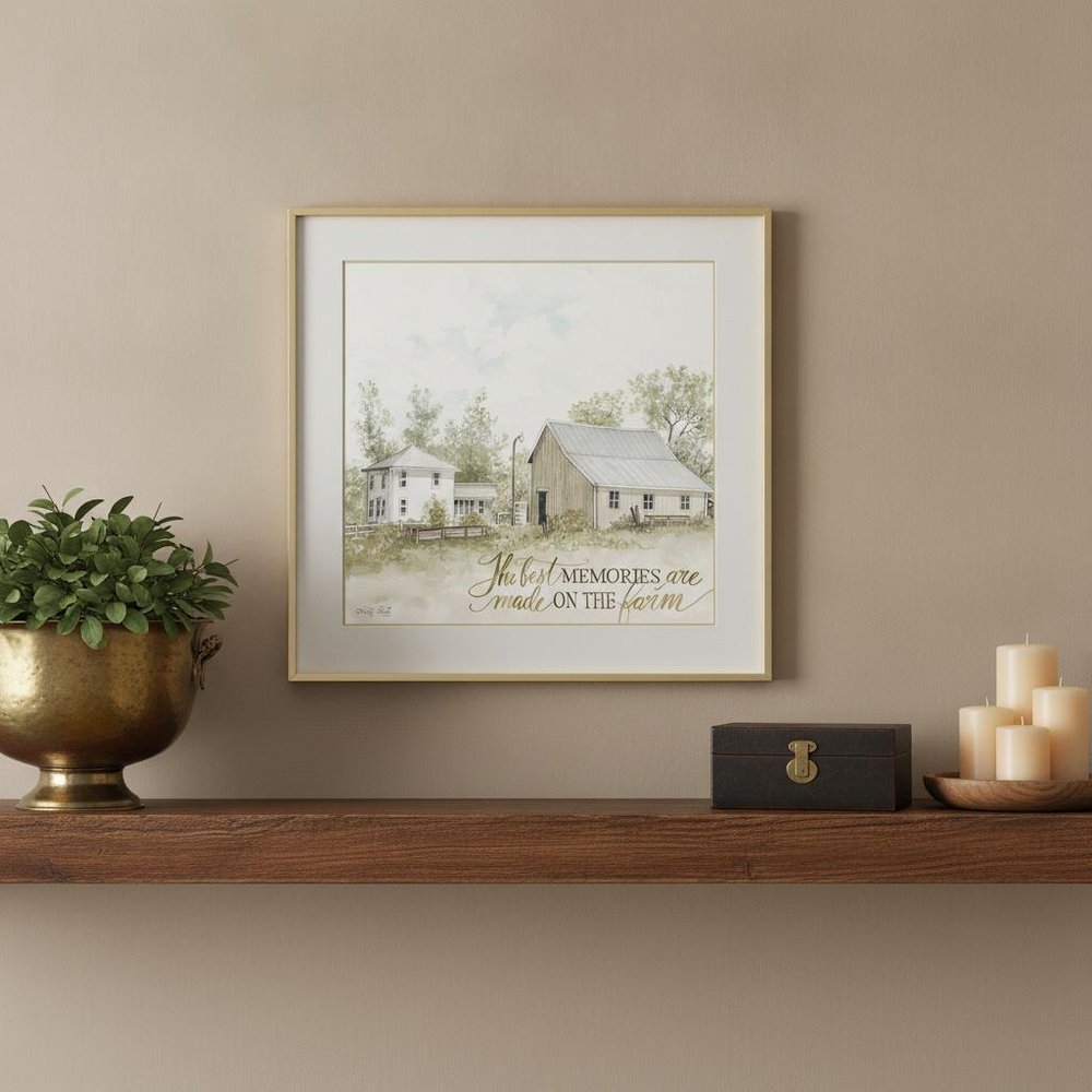 The Best Memories 2 White Framed Print Wall Art — view 6