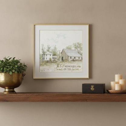 The Best Memories 2 White Framed Print Wall Art
