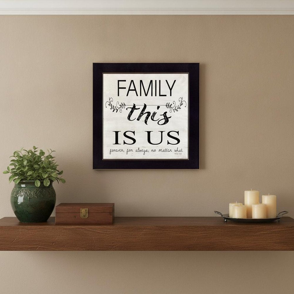 Family This is Us 1 Black Framed Print Wall Art — view 3