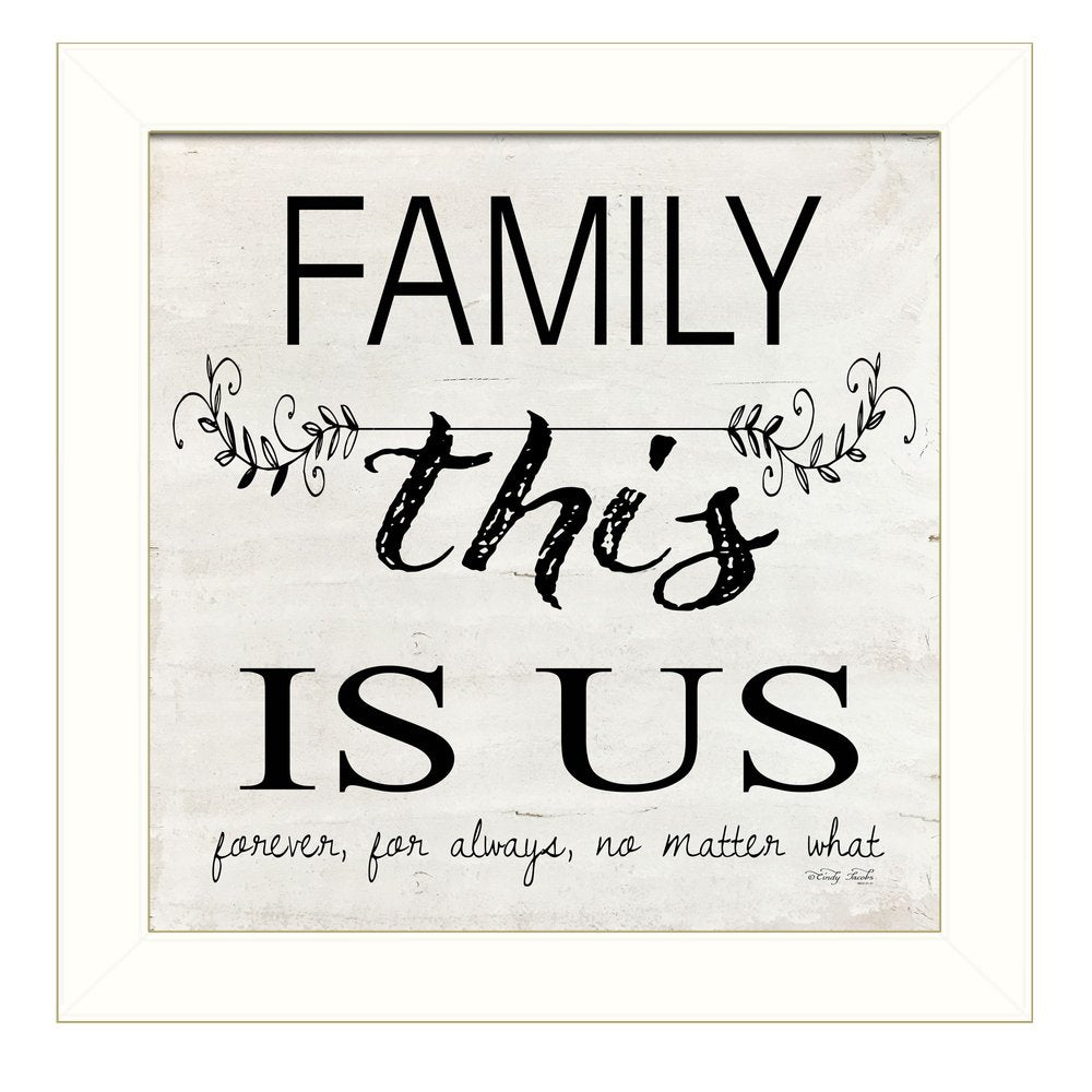 Family This is Us 2 White Framed Print Wall Art — view 1