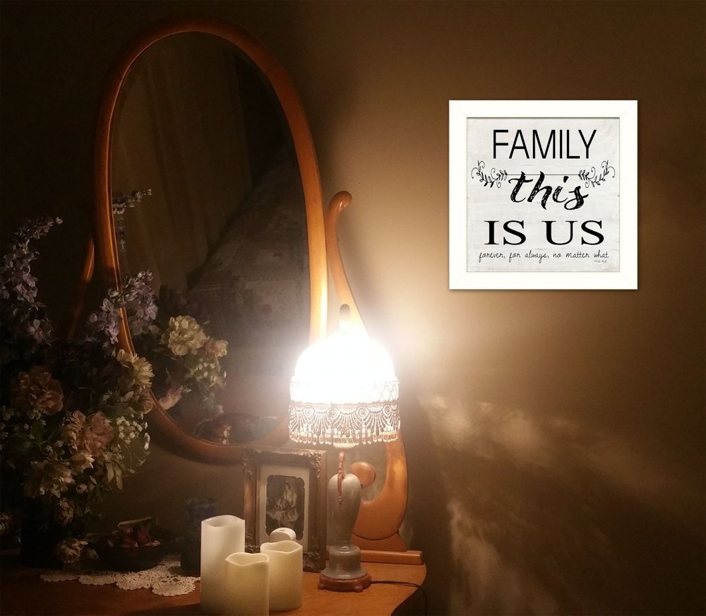 Family This is Us 2 White Framed Print Wall Art — view 2