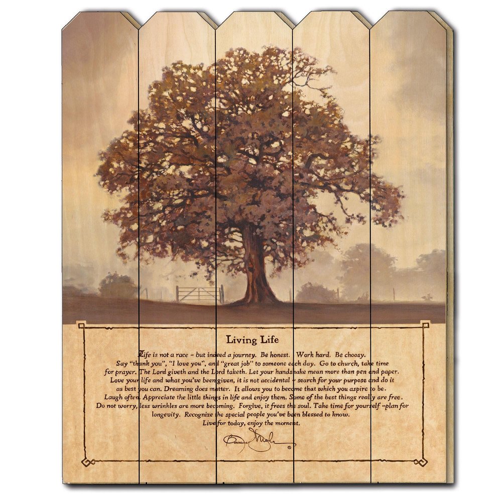 Living Life Unframed Print Wall Art — view 1