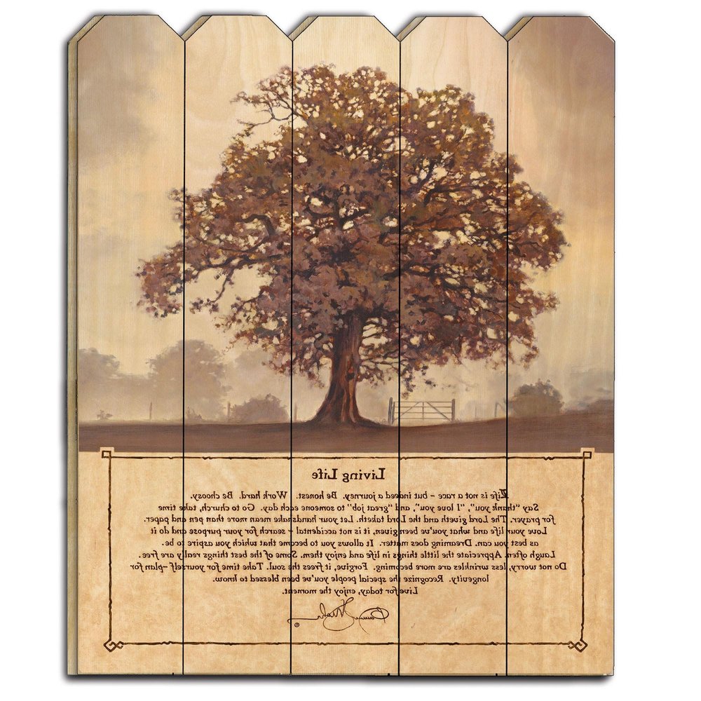 Living Life Unframed Print Wall Art — view 2