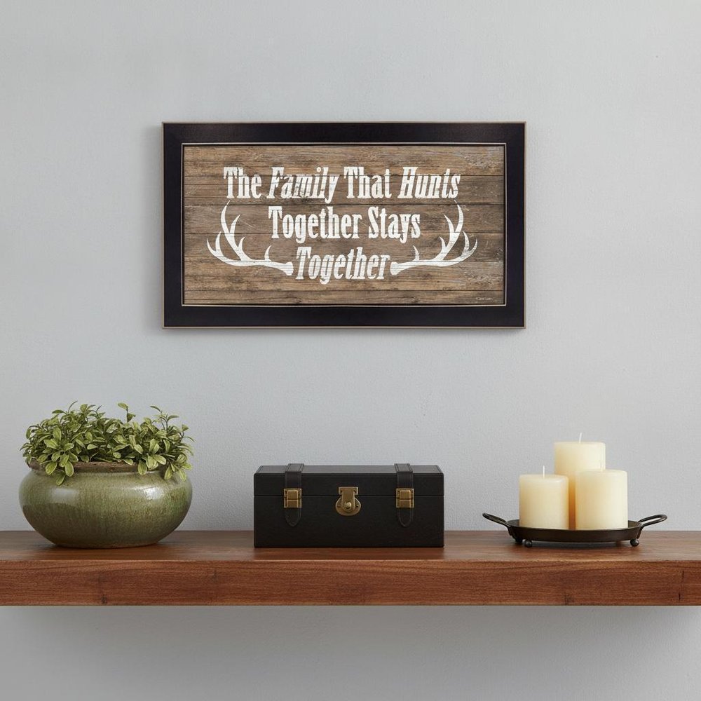 The Family that Hunts Black Framed Print Wall Art — view 6