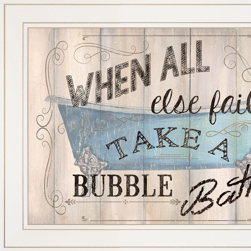 Bathroom Humor 3 White Framed Print Bathroom Wall Art — view 5