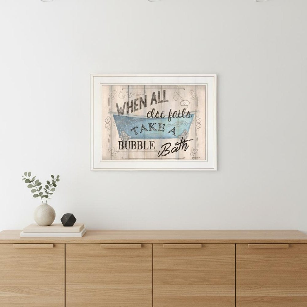 Bathroom Humor 3 White Framed Print Bathroom Wall Art — view 6