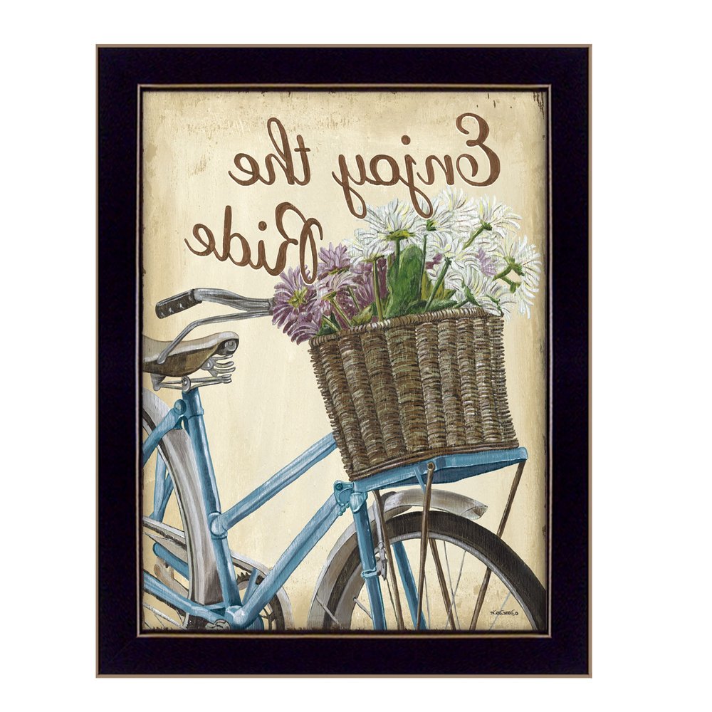 Enjoy the Ride Black Framed Print Wall Art — view 3
