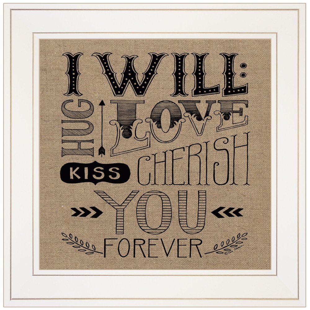 Forever 1 White Framed Print Wall Art — view 1