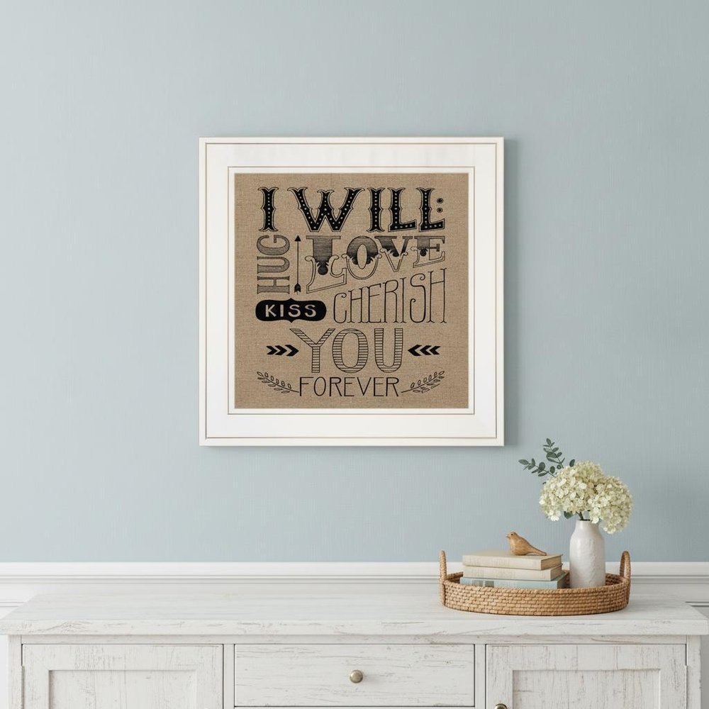 Forever 1 White Framed Print Wall Art — view 5