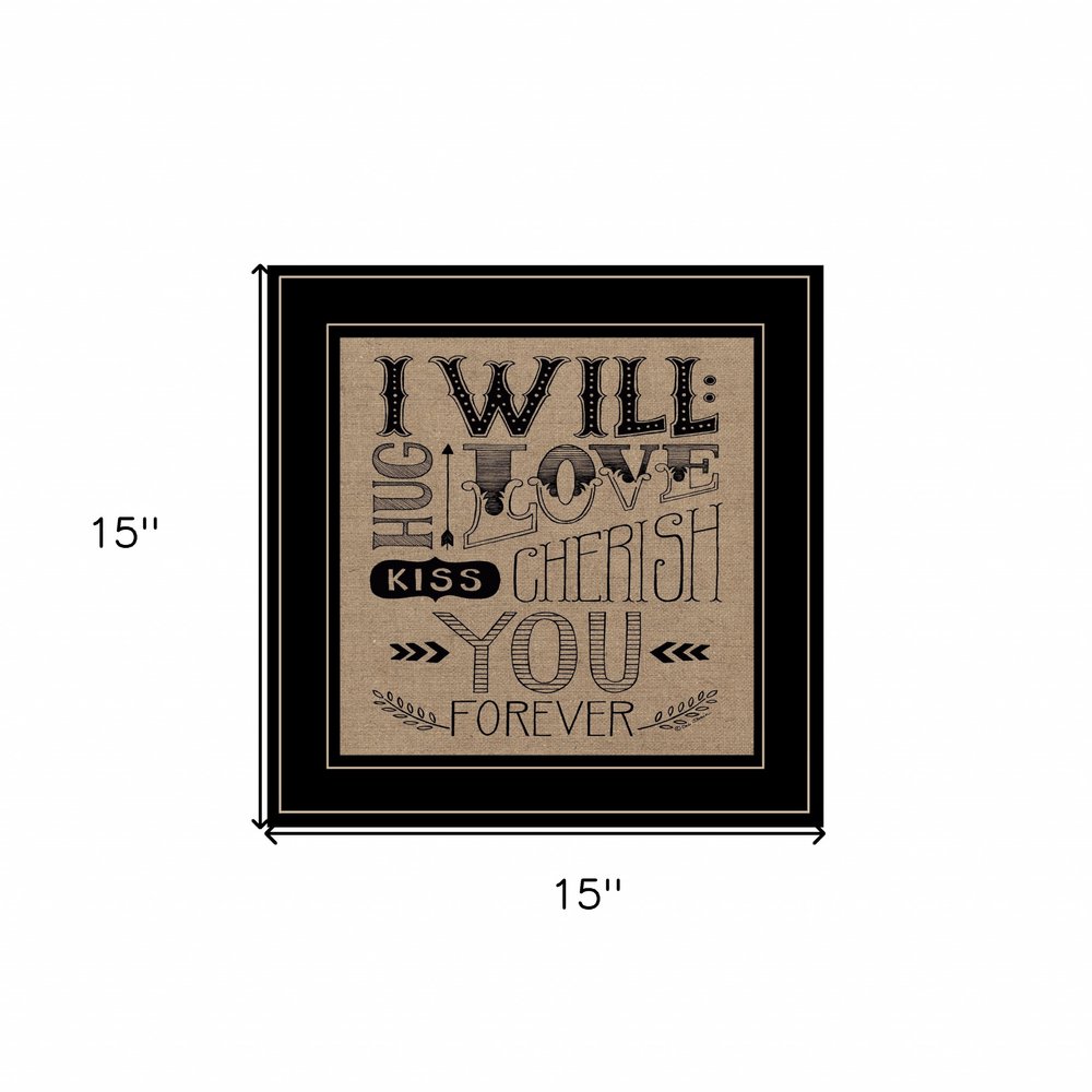 Forever 2 Black Framed Print Wall Art — view 5