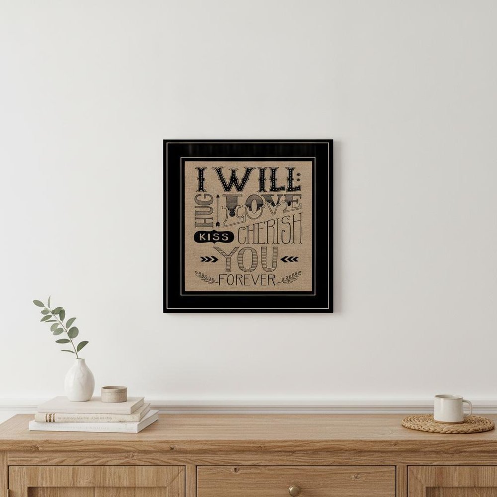 Forever 2 Black Framed Print Wall Art — view 6