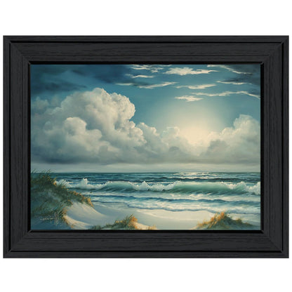 Moon Glow 2 Black Framed Print Wall Art HomeRoots
