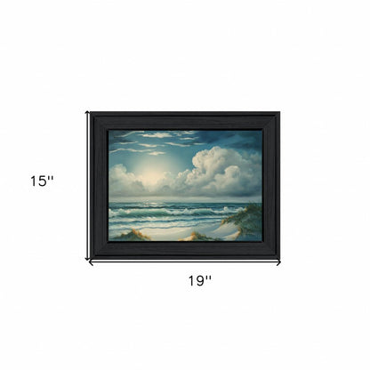 Moon Glow 2 Black Framed Print Wall Art HomeRoots