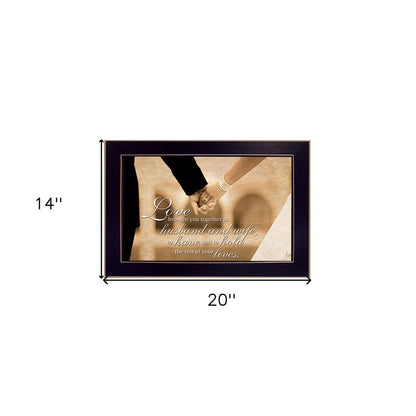 To Have and To Hold 3 Black Framed Print Wall Art HomeRoots