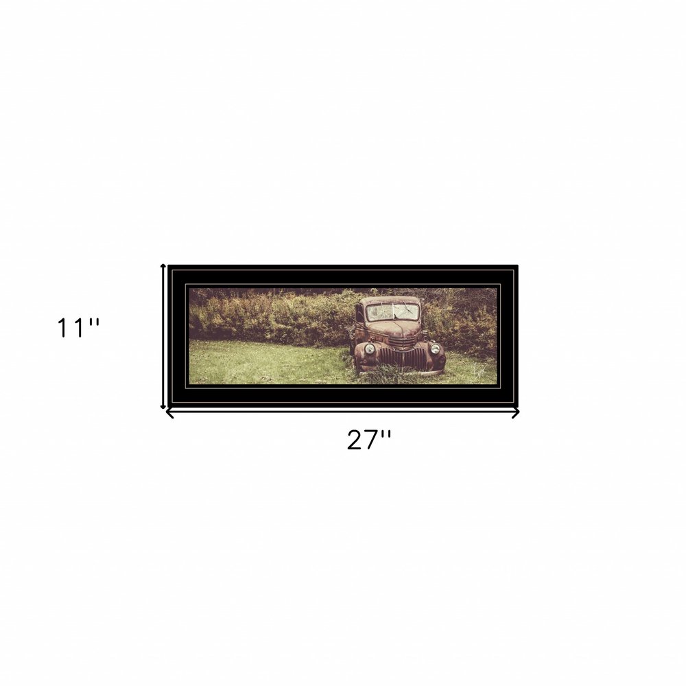Rusty Clearing 2 Black Framed Print Wall Art — view 4