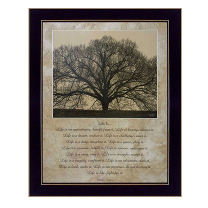 Life Is 10 Black Framed Print Wall Art HomeRoots