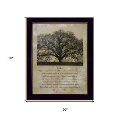 Life Is 10 Black Framed Print Wall Art HomeRoots