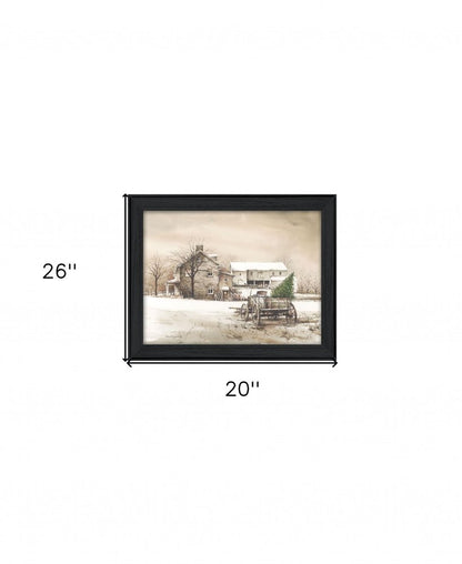 Bringing Home the Tree 1 Black Framed Print Wall Art HomeRoots