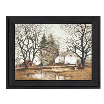 Cold Swim Black Framed Print Wall Art HomeRoots