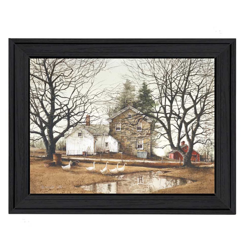 Cold Swim Black Framed Print Wall Art — view 8