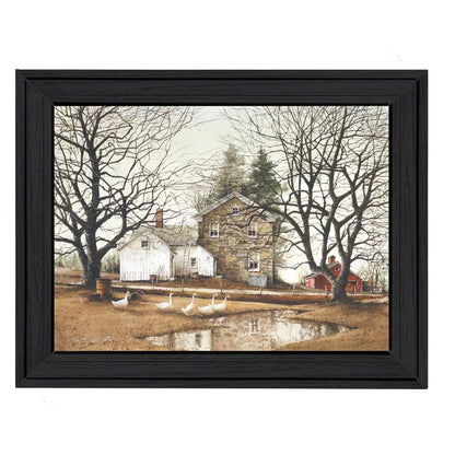Cold Swim Black Framed Print Wall Art HomeRoots