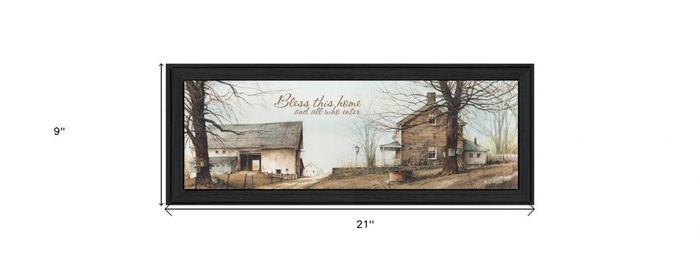 Bless This Home 1 Black Framed Print Wall Art HomeRoots