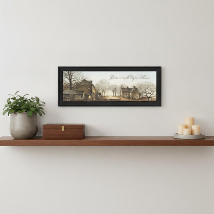 Peace On Earth 1 Black Framed Print Wall Art HomeRoots