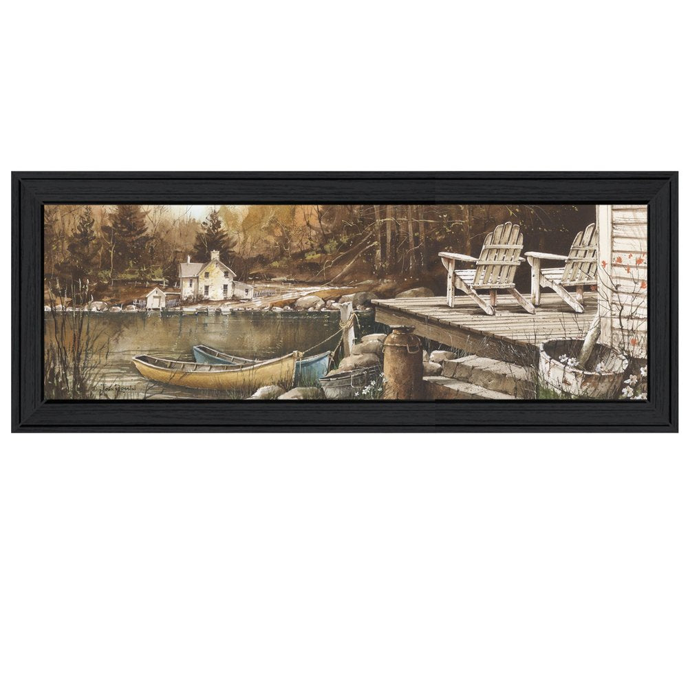 Lounging Black Framed Print Wall Art HomeRoots