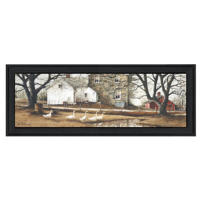 Puddle Jumpers 1 Black Framed Print Wall Art HomeRoots
