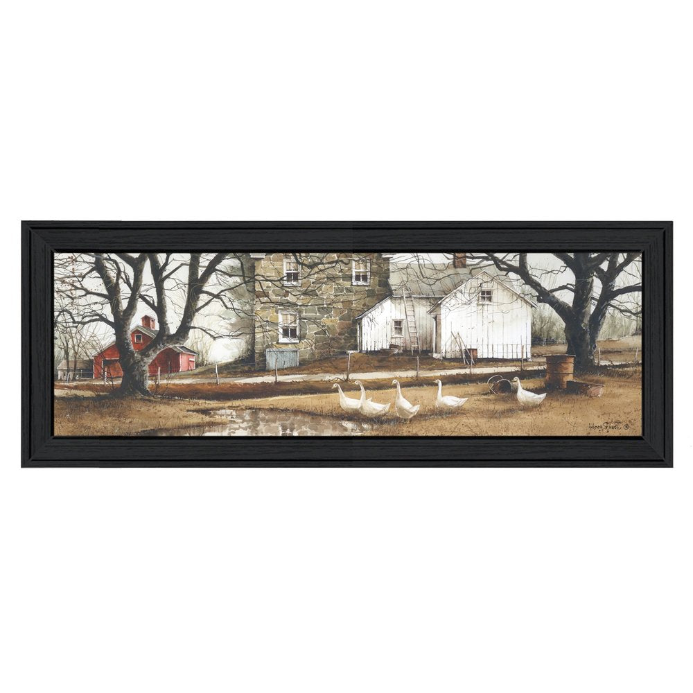 Puddle Jumpers 1 Black Framed Print Wall Art HomeRoots