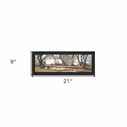Puddle Jumpers 1 Black Framed Print Wall Art HomeRoots