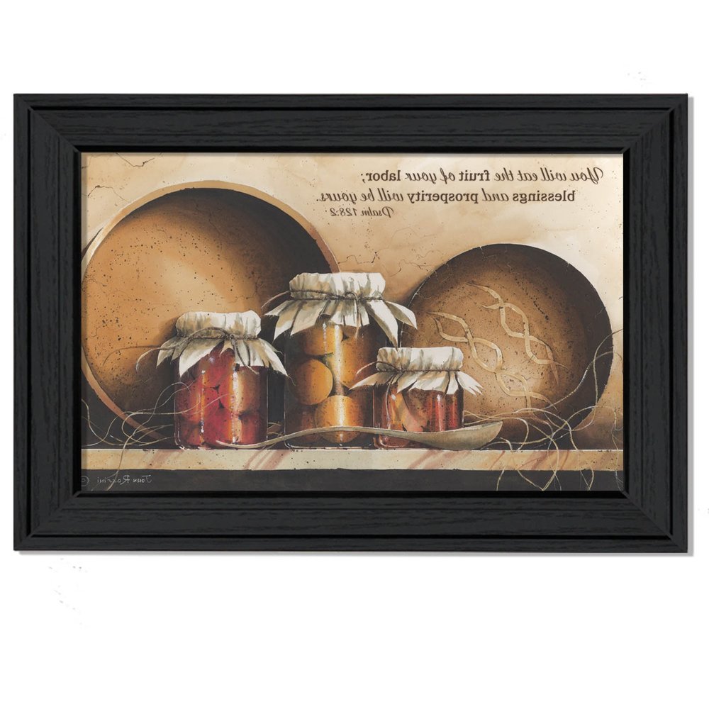 Blessings and Prosperity 1 Black Framed Print Wall Art HomeRoots