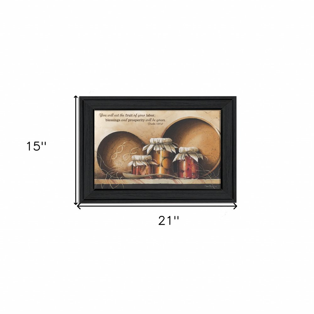 Blessings and Prosperity 1 Black Framed Print Wall Art HomeRoots