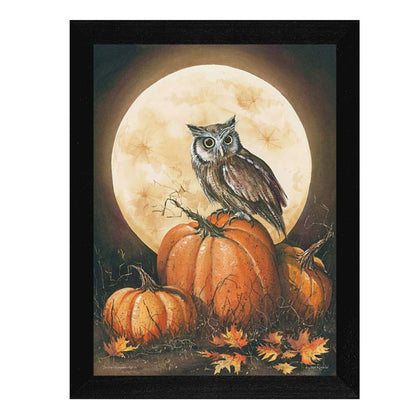 In the Pumpkin Patch Black Framed Print Wall Art HomeRoots