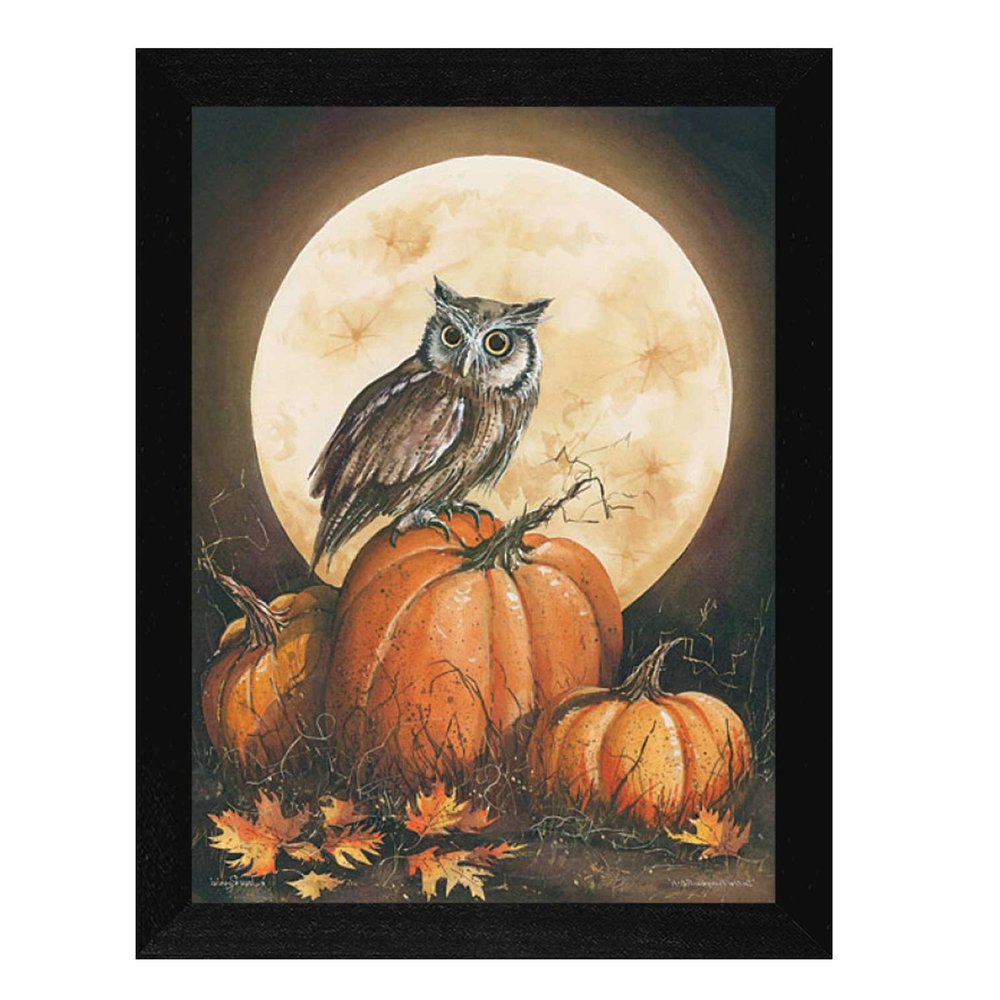 In the Pumpkin Patch Black Framed Print Wall Art HomeRoots