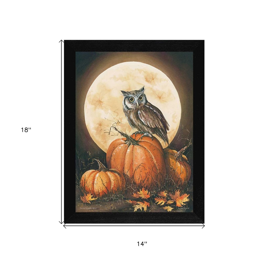 In the Pumpkin Patch Black Framed Print Wall Art HomeRoots