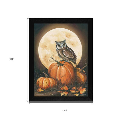 In the Pumpkin Patch Black Framed Print Wall Art HomeRoots