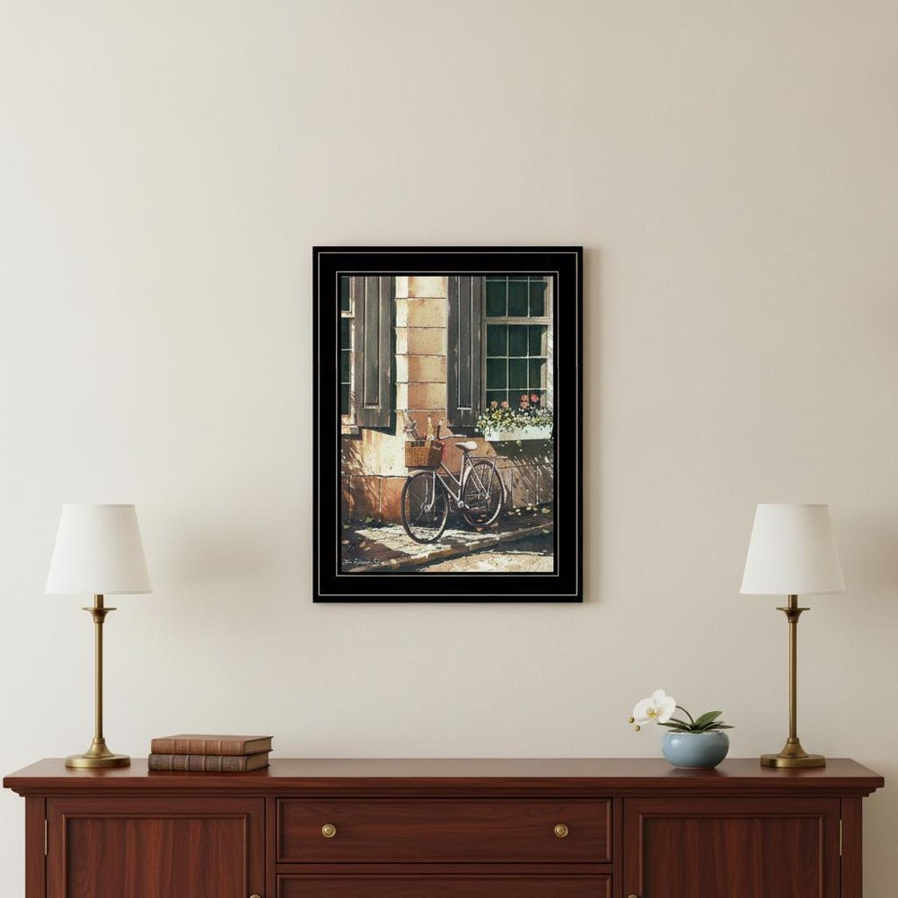 Picnic Getaway 2 Black Framed Print Wall Art HomeRoots
