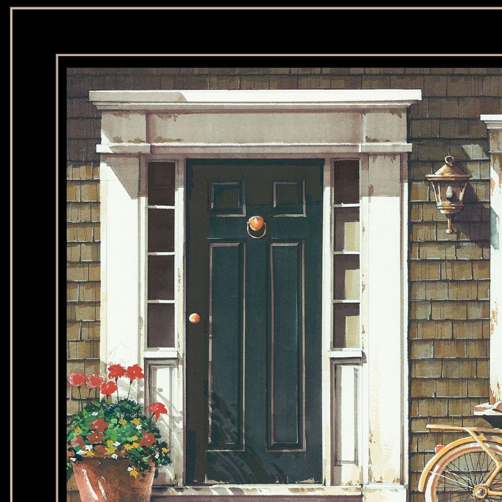 Parked Out Front 2 Black Framed Print Wall Art — view 5