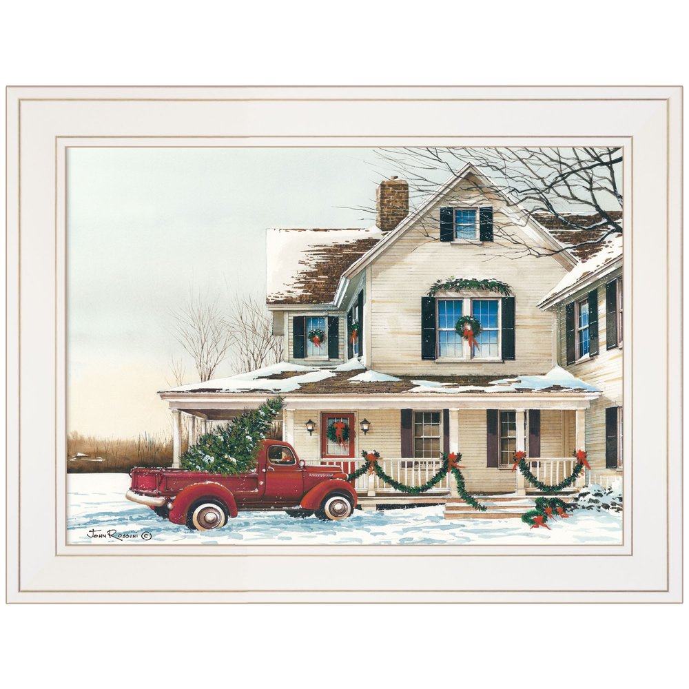 Preparing for Christmas 1 White Framed Print Wall Art HomeRoots