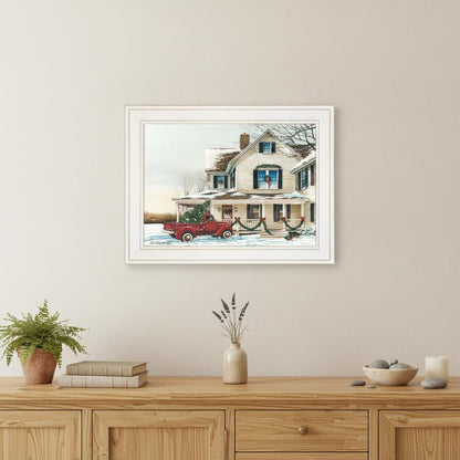 Preparing for Christmas 1 White Framed Print Wall Art HomeRoots