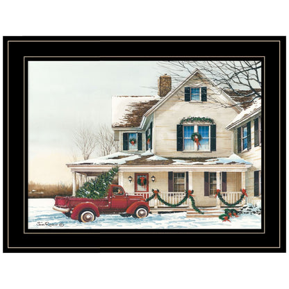 Preparing for Christmas 2 Black Framed Print Wall Art HomeRoots